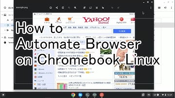 How to Automate Browser on Chromebook Linux