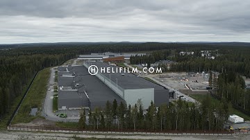 8620. Facebook Datacenter Drone Stock Footage Video