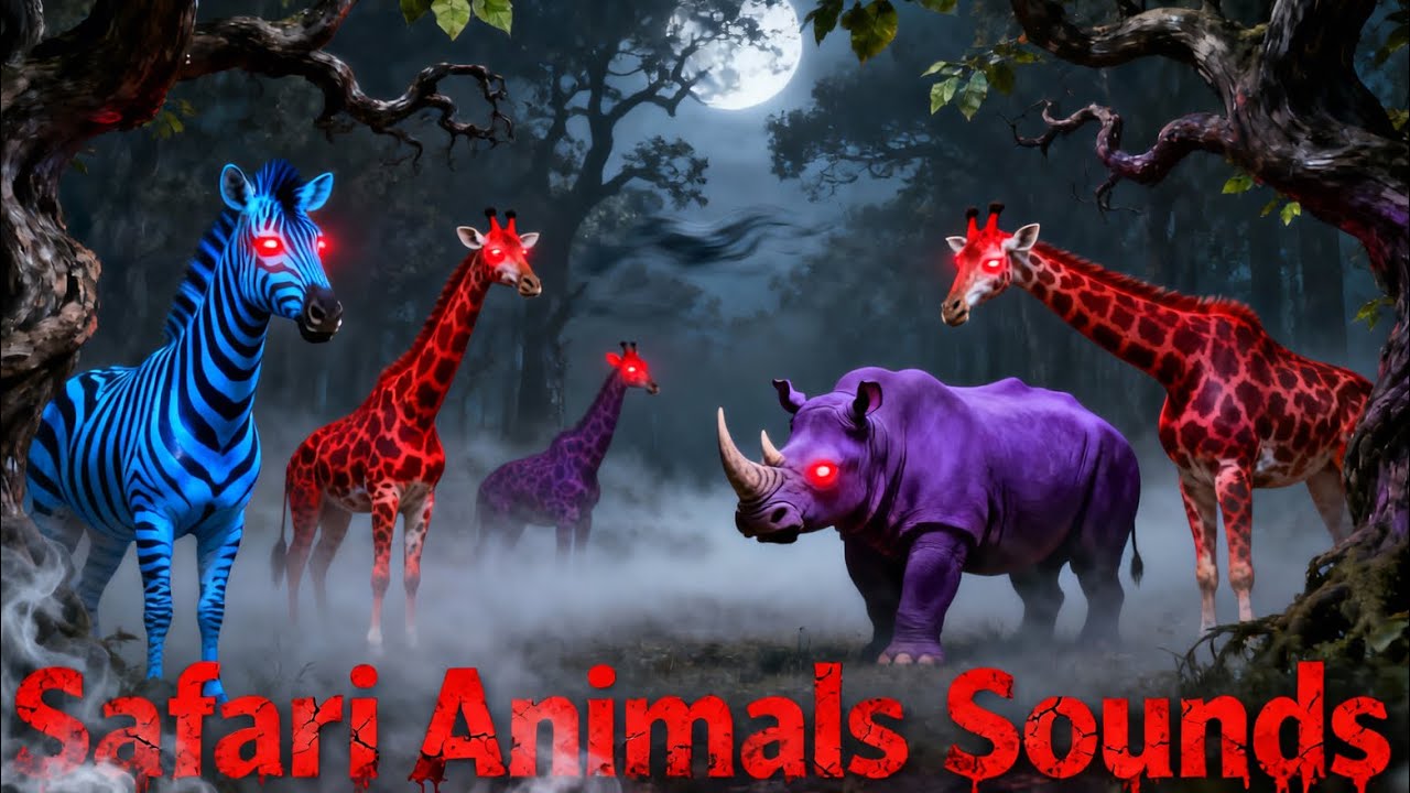 Красочные песни о животных сафари | Животные сафари | Детский телеканал от А до Я | 1047