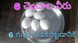 6 Boiled Eggs 6 Spoons Water AMWAY QUEEN DEMO EGGS BOIL WITH LESS WATER