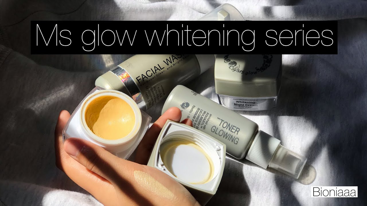 REVIEW MS GLOW WHITENING SERIES || Unboxing + Tes Swatch