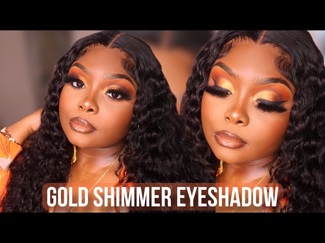 makeup looks for black and gold dress Black & Gold Makeup Tutorial
