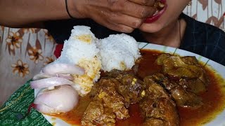 EATING ACHARI ‘EXTREME OILY’ SPICY CHICKEN CURRY WITH BEER MUKBANG ASMR