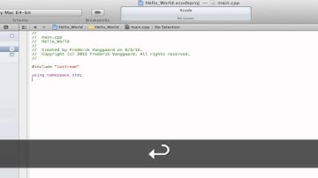 How to make c++ project in xcode