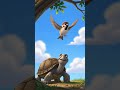 Big dreams don’t need big wings just courage patience belief in yourself.#birds #cartoon #animation