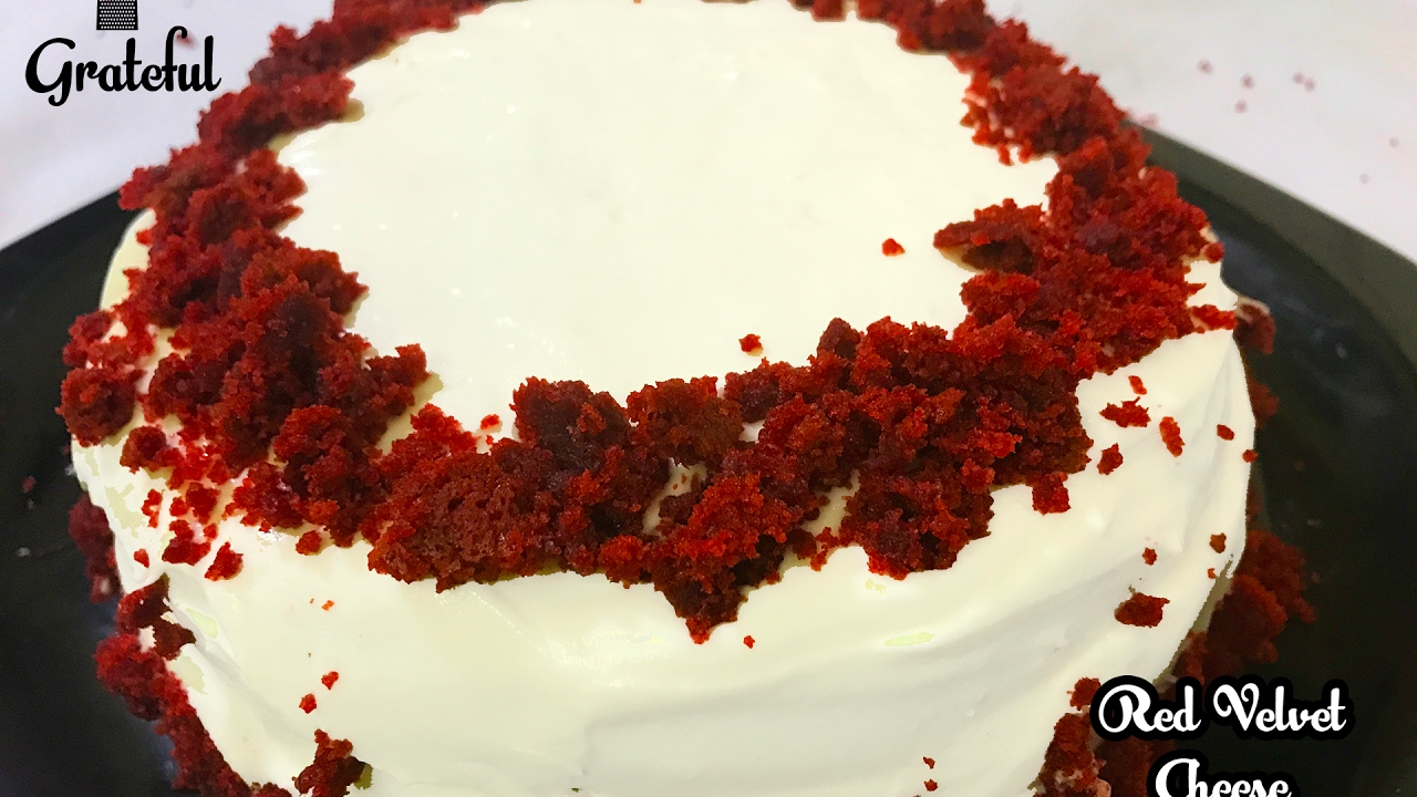 Eggless Red Velvet Cheese Cake(with Substitute of EGG) - YouTube Eggless Red Velvet Cheese Cake(with Substitute of EGG) - YouTube
