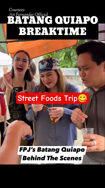 BATANG QUIAPO MERYENDA BREAKTIME W/ STREET FOODS | TANGGOL COCO MARTIN | KIM DOMINGO #batangquiapo