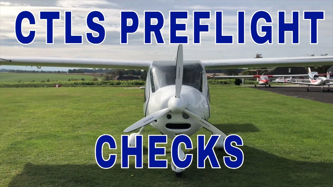 CTLS Preflight checks - Flight Design Österreich - HB Flugtechnik - YouTube