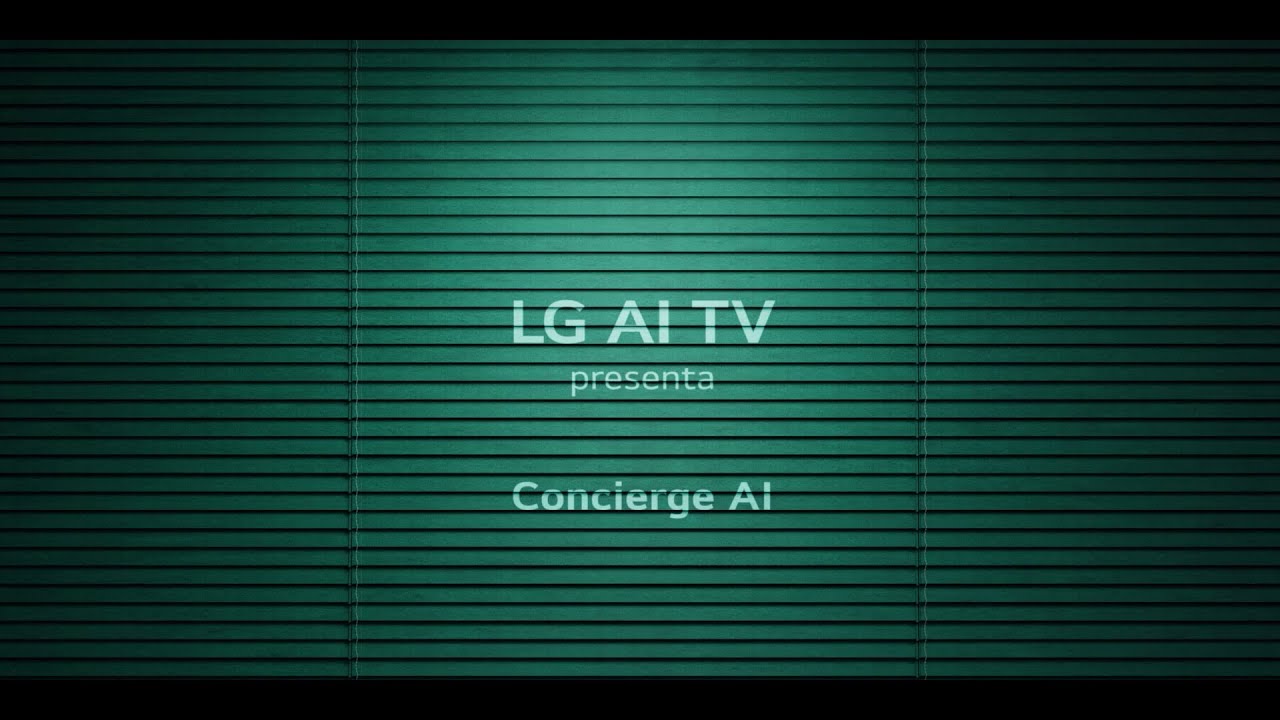 LG AI TV | Concierge AI | LG webOS