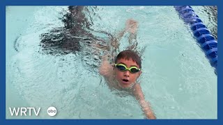 Kids dive into swimming following U.S. Olympic Swim Trials in Indianapolis