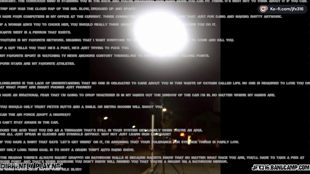 Dark Ambient/Illbient Music Stream | Discord in Description Available (at) JFX316.Bandcamp.com