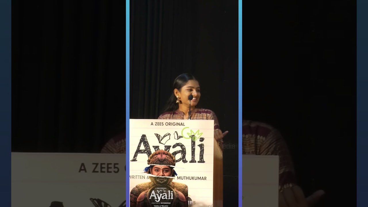 Actress Abi Nakshathra speech at Ayali Success Meet 
