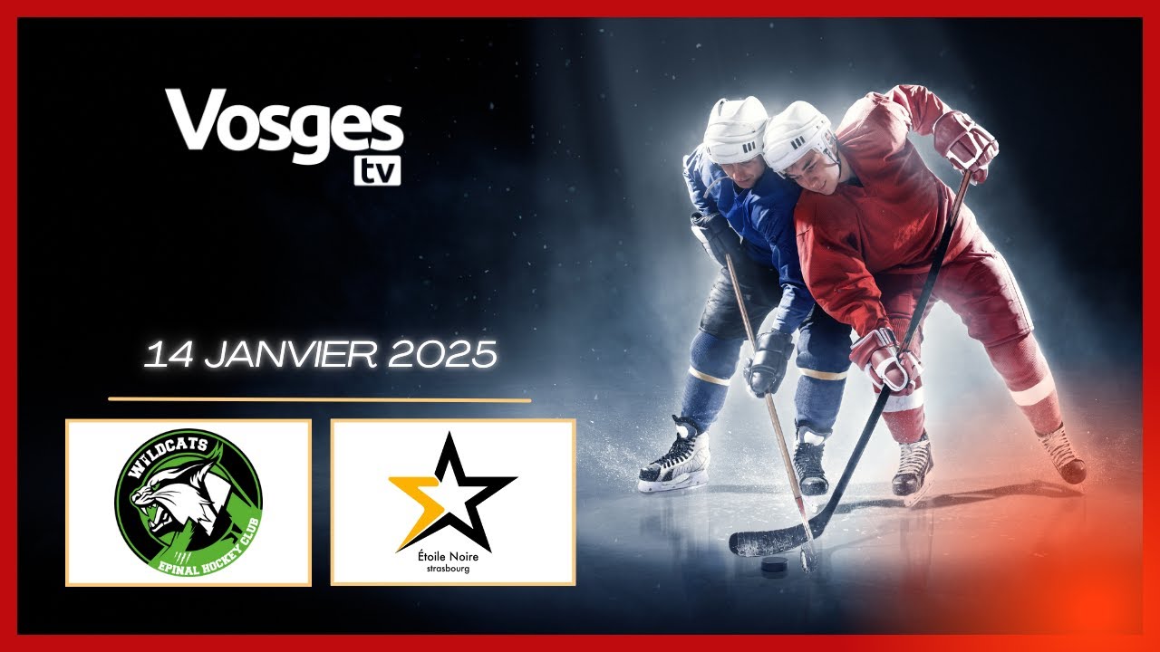 Hockey : Wildcats Epinal contre l'Etoile Noire Strasbourg