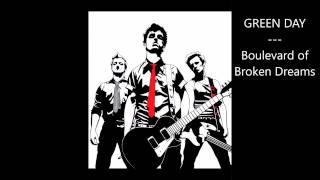 Video thumbnail of "Green Day - Boulevard of Broken Dreams - Guitar Backing Track"