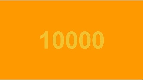 Colorful Numbers 0 To 10000