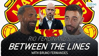 Manchester United Bruno Fernandes  working with Ten Hag | Rio Ferdinand's Between The Lines