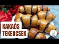 Kakaós tekercs 🥐 Mennyei, puha kelt tésztás sütemény