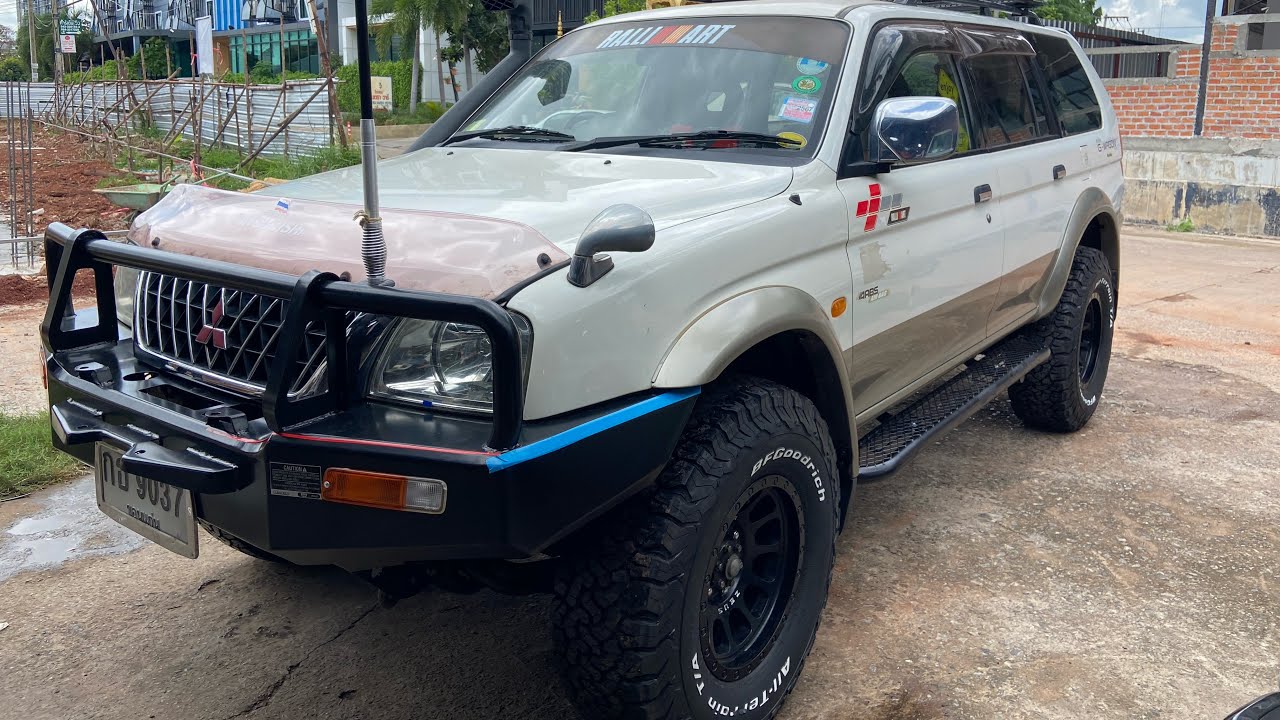 มิตซูบิชิ จีวาก้อนแต่งยกสูงยางBF285/75/16 ​⁠@ช่างบิ๊ก เฟิร์สการยาง