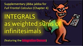 2. Integrals as Weighted Sums of Infinitesimals (featuring the Integration Demon)