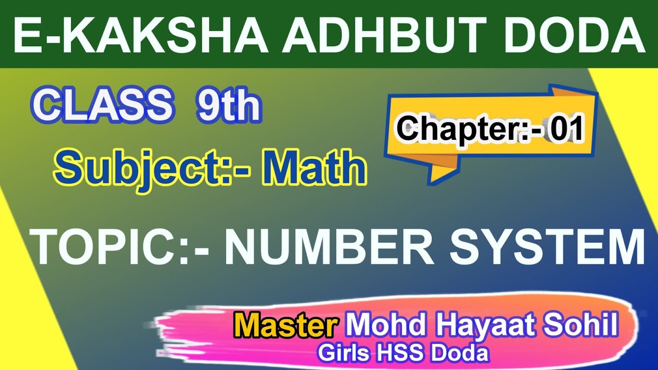 number-system-class-9th-by-master-mohd-hayaat-sohil-youtube