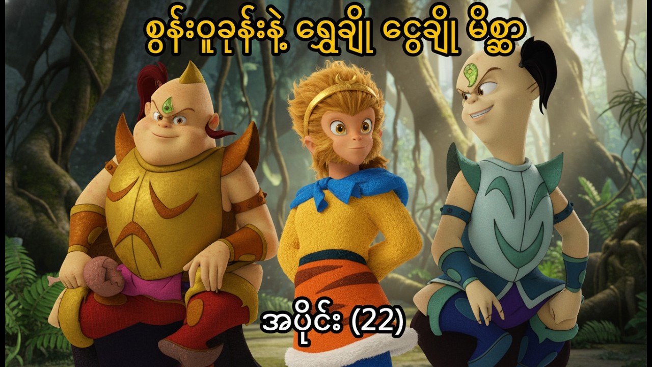 စွန်းဝူခုန်းနဲ့ ရွှေချို ငွေချို မိစ္ဆာ အပိုင်း (၂၂) / စွန်းဝူခုန်းကာတွန်း Ep 22