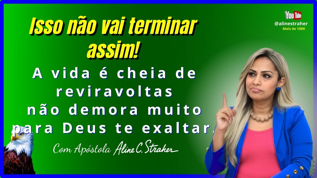 🚨Isso não vai terminar assim!A vida é cheia de reviravoltas, não demora muito para Deus te exaltar.