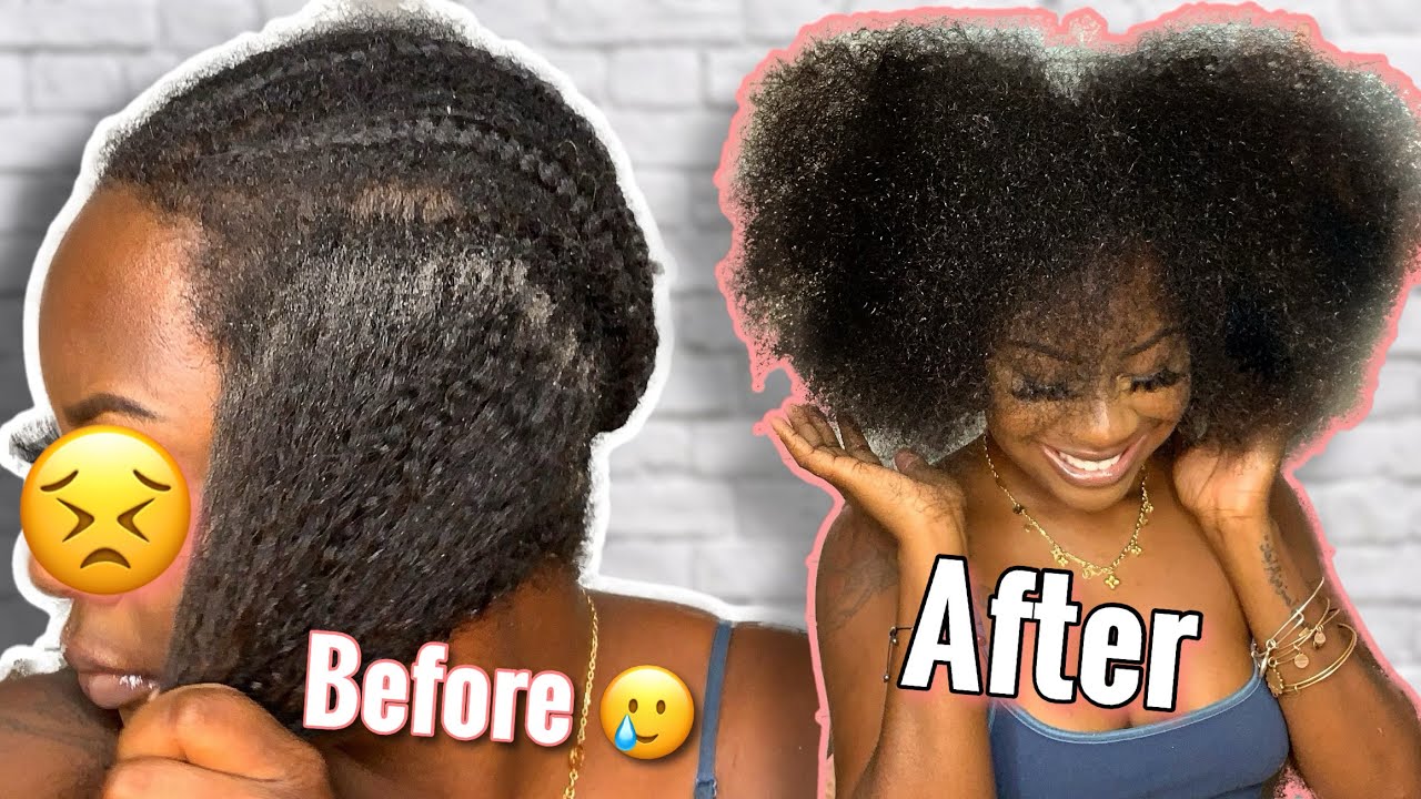 Taking out my MONTH OLD BRAIDS😣 *hello New growth 🤩* | I spoke to a Psychic ??