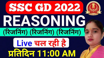 live class ssc gd 2022 reasoning, gd 2022 reasoning syllabus,YSP LIVE CLASS previous year question