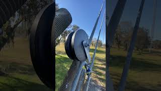 Vibration Damper and Arbor Guy Wire replacement on a 1,500’ TV Tower