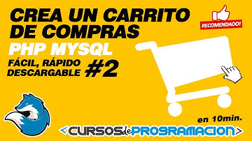 Como crear un CARRITO DE COMPRAS - Parte # 2
