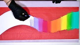 How to Blend Oil Pastels into a Beautiful Gradient – Easy Wall Decor