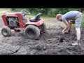 Removing a tree stump from our garden