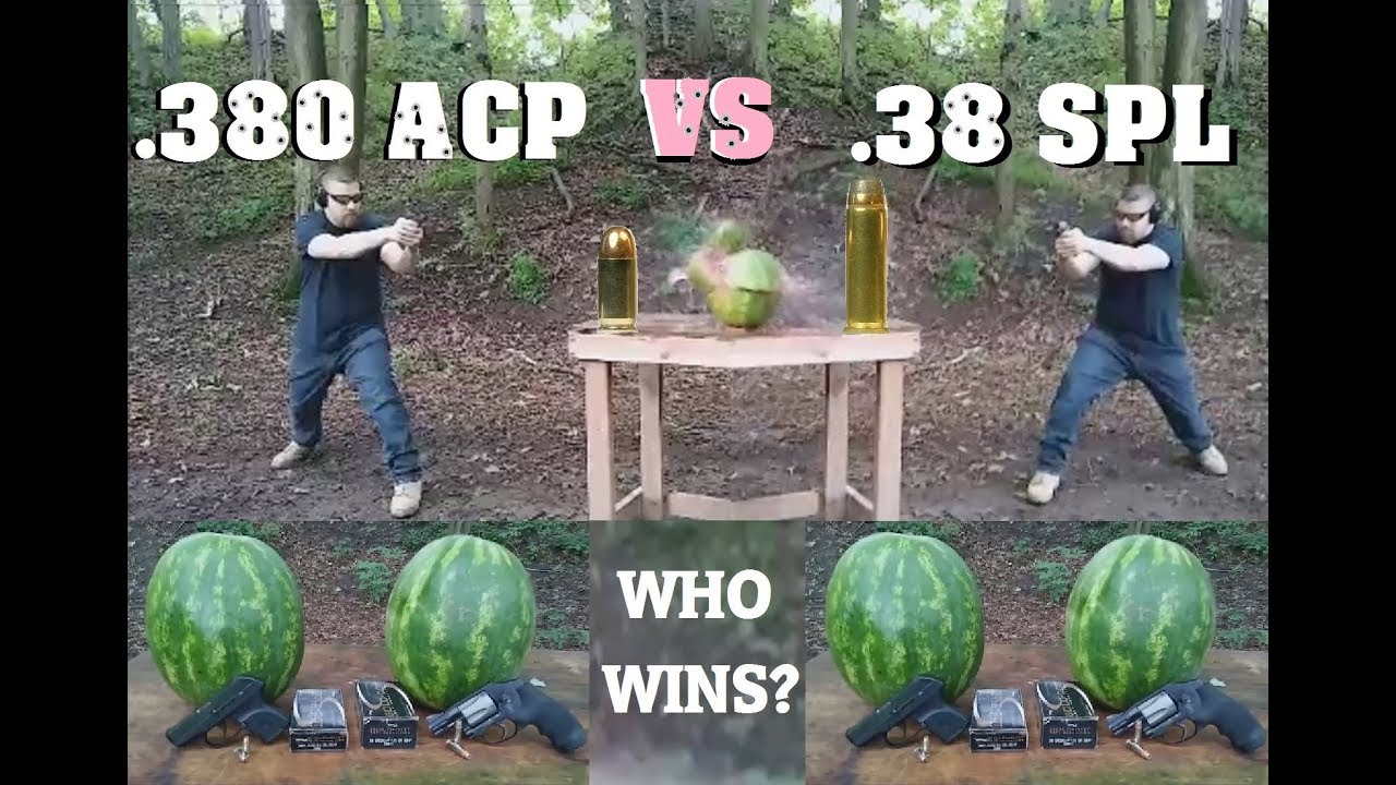 380 Auto Vs 38 Special In Pocket Guns Episode 24 Watermelon Test Youtube