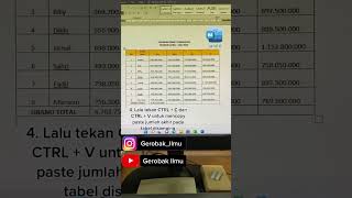 Cara menjumlahkan angka pada word #shorts #words TikTok