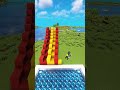 Minecraft Water Slides💦 #shorts