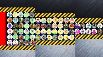 50 Brainrots vs 50 Numberblocks | Who Will Win at Marble Race in Algodoo?