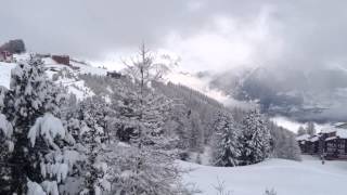 On the piste La Plagne April 2012