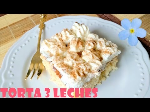 Torta 3 Leches paso a paso│Receta super fácil ♥♥- Super Ideas - YouTube