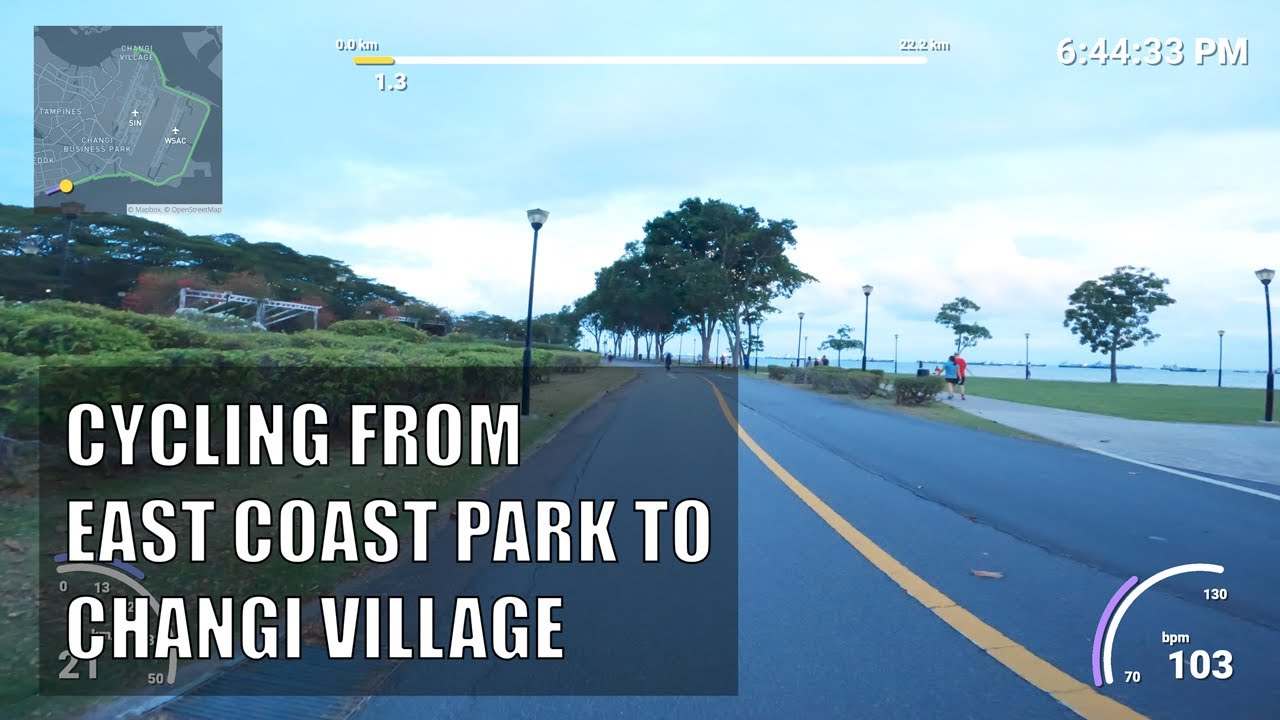 East Coast Park to Changi Village via Park Connector Network (PCN ...