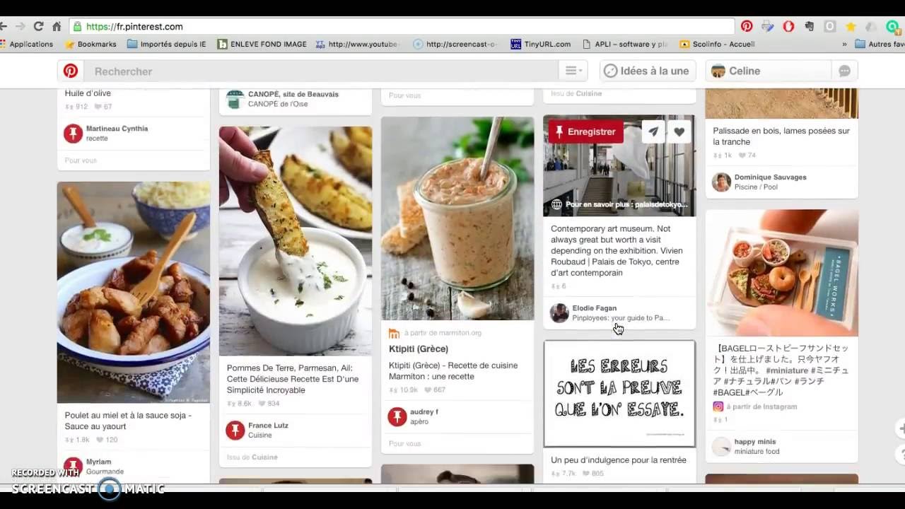 Créer un tableau Pinterest - YouTube