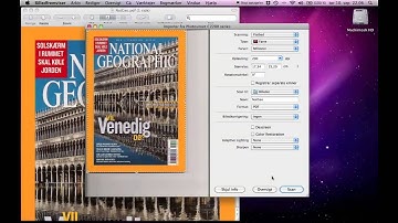 Scanning with Preview.