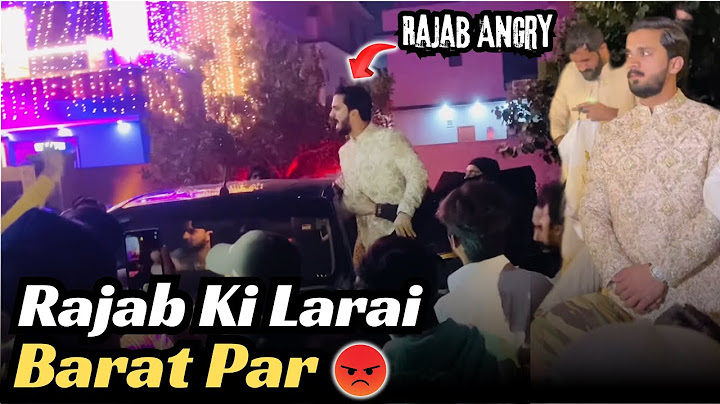 Rajab Butt Ki Larai Ho Gai Barat Waly Din😱Akhir Hoi Kiu🤔Rajab angry😡​⁠​⁠​⁠#foryou  @rajabbutt94