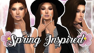 The Sims 4: Create A Sim || Spring Inspired