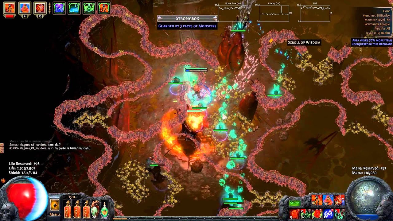 Path of Exile 2.0.2- 82 Core map - SRS WARBANDS