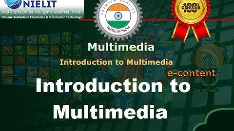 IM 1 Introduction to Multimedia