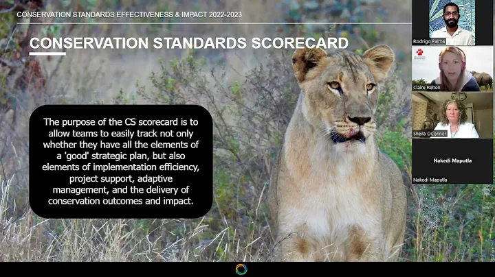 CMP Webinar Series: Measuring the Effectiveness of Applying the Conservation Standards