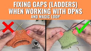 Celebrity Fixing gaps (ladders) when knitting with DPNs or Magic Loop Profile