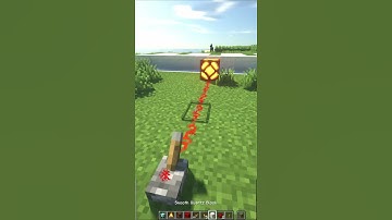 Minecraft Noob - How to Reverse Redstone Circuit #Shorts