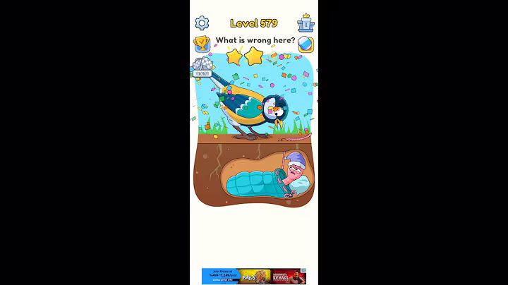 DOP 5 Delete One Part Level 579 What is wrong here #shorts #gaming #dop Please Subscribe