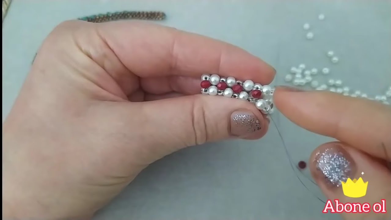 Nazo tekniği nasıl yapılır?İri boncuklarla kolay anlatım/Nazo öğrenmeyen kalmayacak👍👌 #HandMade